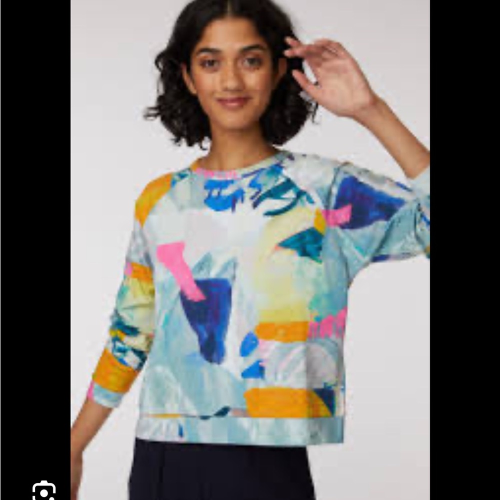Gorman x Spencer Shakespeare beautiful abstract print sweatshirt AUS12/US8